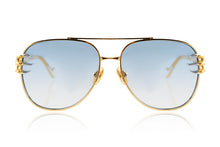 Load image into Gallery viewer, CLAW VOYAGE_ Gold Blue lens