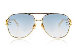 CLAW VOYAGE_ Gold Blue lens