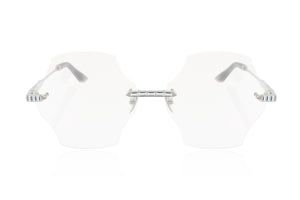 CRYSTAL NEST OPTICAL_ SPADE_ White Gold