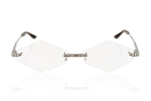 Load image into Gallery viewer, CRYSTAL NEST OPTICAL_ TRAINGLE_ White Gold