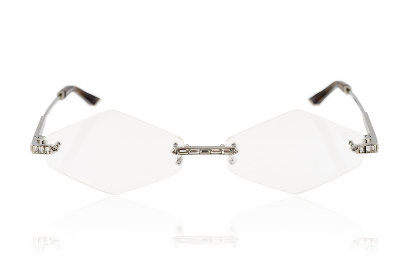 CRYSTAL NEST OPTICAL_ TRAINGLE_ White Gold